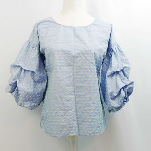 Nordstrom Halogen Balloon Sleeve Top